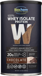 biochem sports 100 whey protein isolate protein chocolate 15.4 oz