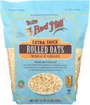 bob's red mill extra thick rolled oats whole grain 32 oz