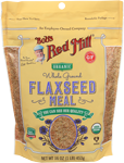 bob's red mill organic whole ground flaxseed meal 16 oz