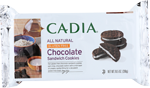 cadia all natural gluten free chocolate sandwich cookie 10.5 oz