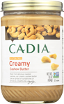 cadia creamy cashew butter 16 oz