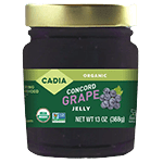 cadia jelly grape concord organic jar 11 oz
