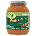 cadia organic cinnamon apple sauce 24 oz