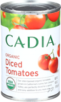 cadia organic diced tomatoes 145 oz