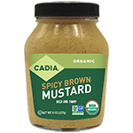 cadia organic gluten free whole grain mustard bottle 8 oz