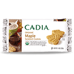 cadia organic maple sandwich cookies 11.4 oz