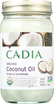 cadia organic virgin and unrefined coconut oil 14 fl oz