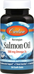 carlson salmon oil 50 softgels 1000 mg