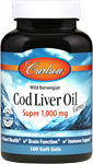 carlson super cod liver oil 100 softgels 1000 mg