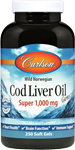 carlson super cod liver oil 250 softgels-1000-mg