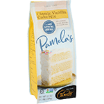 pamela's classic vanilla cake mix package 21 oz