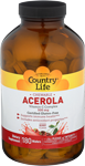 Country Life Acerola C Complex 180 Wafers 500 mg