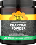 country life activated coconut charcoal powder 5 oz