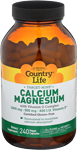 Country Cife Calcium Magnesium with Vitamin D Complex 240 Vcaps