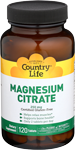 Country Life Magnesium Citrate 120 tablets