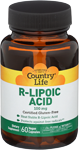 Country Life R-Lipoic Acid 60 Vcaps 100 mg