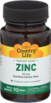 Country Life Zinc Target Mins 50 mg 90 Tablets 50 mg