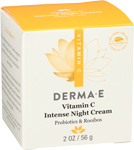 derma-e vitamin c intense night cream probiotics and rooibos 2 fl oz