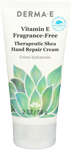 Vitamin E Fragrance-Free Therapeutic Shea Hand Repair Cream