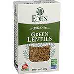 Green Lentils Organic Dry