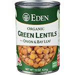 Green Lentils with Onion & Bay Leaf