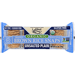 edward and sons organic brown rice snaps plain unsalted 3.50 oz