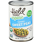 Green Sweet Peas Organic