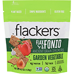 Flax & Fonio Ancient Grain Crackers Garden Vegetable