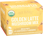 four sigmatic golden latte mushroom mix beautify with shiitake and turmeric 10 packets