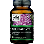 gaia milk thistle seed 120 liquid filled capsules