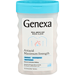 genexa heartburn fix calcium carbonate antacid 72 chewable tablets
