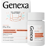 genexa flu fix 60 chewable tablets