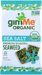 gimme sea salt premium roasted seaweed bag .35 oz