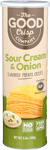 good crisp company potato chips sour cream and onion 5.6 oz