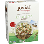 jovial gluten free brown rice pasta 100 organic whole grain farfalle 12 oz