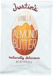justin's natural nut butter vanilla almond 1.15 oz