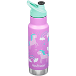 Insulated Water Bottle with Sport Cap Unicorns