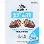 Mini Crispy Wafers Milk Chocolate with Sea Salt