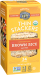 Thin Stackers Puffed Grain Cakes Brown Rice Salt-Free