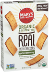Organic & Gluten Free Real Thin Crackers Garlic Rosemary
