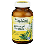 megafood balanced minerals dailyfoods 90 tablets