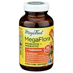 Megaflora Probiotic + Prebiotic with Turmeric