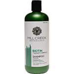 mill creek biotin shampoo bottle 16 oz
