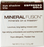 mineral fusion eye shadow trio espresso go