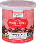 miss jones chocolate frosting made with coconut oil 11.29 oz