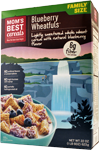 Mom's Best Naturals Blueberry Wheatfuls Cereal Box 22 oz