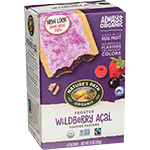nature's path frosted wildberry acai toaster pastries 6 tarts per box