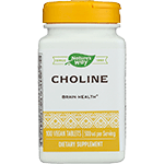 Nature's Way Choline 500 mg 100 Tablets