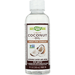nature's way coconut oil liquid bottle 10 oz