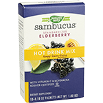 Sambucus Elderberry Hot Drink Mix Honey Lemon Berry